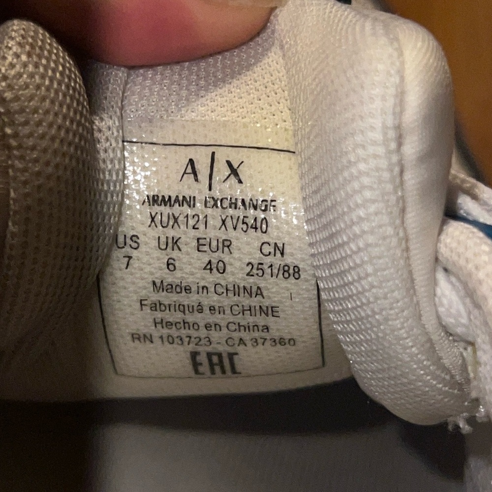 Gently used Armani exchange sports shoe - Picture 5 of 5